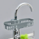 JWDX Drain Rack Clearance! Sink Sponge Rack Stand Kitchen Faucet Storage Rack Sponge and Towel Rack Drain Basket Home Kitchen Cleaning Tools, Include 1X Drain Storage Basket Grey