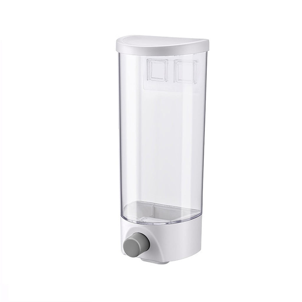 JWDX Food Storage Clearance! Whole Grains Rice Bucket Wall-Mounted Rice Storage Tank Out Rice, Storage Rack Promotion Include 1 Grain Storage Box B