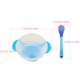 JWDX Tableware Clearance! Baby Children Training Feeding Dinner Bowl Spoon Tableware Set with Suction Cup, Stainless Steel Bowl Promotion Include 1Pc Bowl, 1Pc Soup Spoon Green