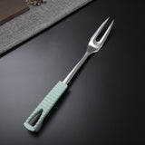 Ortofally Kitchen Utensils Stainless Steel Cooking Tools Heat Resistant Kitchen Gadgets Dishwasher Safe 34.50X3.50X2.00CM Silver