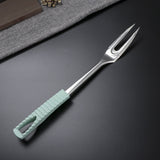Ortofally Kitchen Utensils Stainless Steel Cooking Tools Heat Resistant Kitchen Gadgets Dishwasher Safe 34.50X3.50X2.00CM Silver