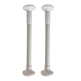 2Pcs Kitchen Sink Brackets Stainless Steel Adjustable Kitchen Sink Bracket Bottom installation Support Legs Kitchen Fixtures (50-80cm Silvery) 35-50cm White