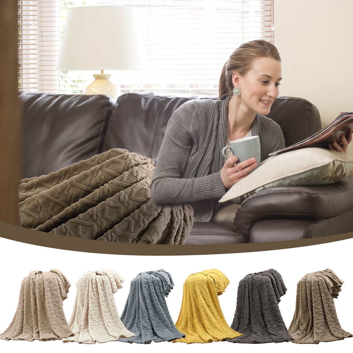Warm Blankets for Winter, Winter Blankets Queen Size,King Blankets for The Bed, Winter Blankets Queen Size,Super Soft Throw Blankets, Silky Flannel Fleece Bed Blanket Blue