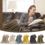Warm Blankets for Winter, Winter Blankets Queen Size,King Blankets for The Bed, Winter Blankets Queen Size,Super Soft Throw Blankets, Silky Flannel Fleece Bed Blanket Coffee