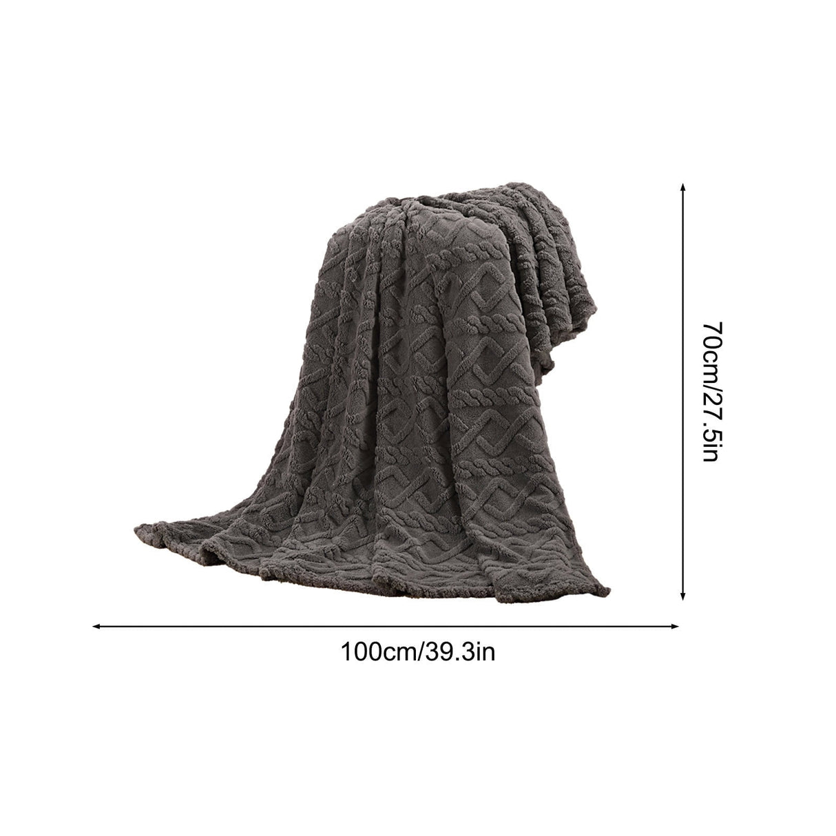 Warm Blankets for Winter, Winter Blankets Queen Size,King Blankets for The Bed, Winter Blankets Queen Size,Super Soft Throw Blankets, Silky Flannel Fleece Bed Blanket Gray
