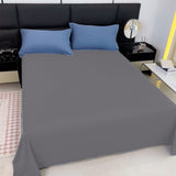 Waterproof Bed Flat Sheet ,Best Season Cotton Sheet-Long Staple Cotton Sheets Set, Soft Cotton Bed Sheets,Reusable Washable Mattress Protector Sheet, Furniture Cover for Bedding,Couch Black
