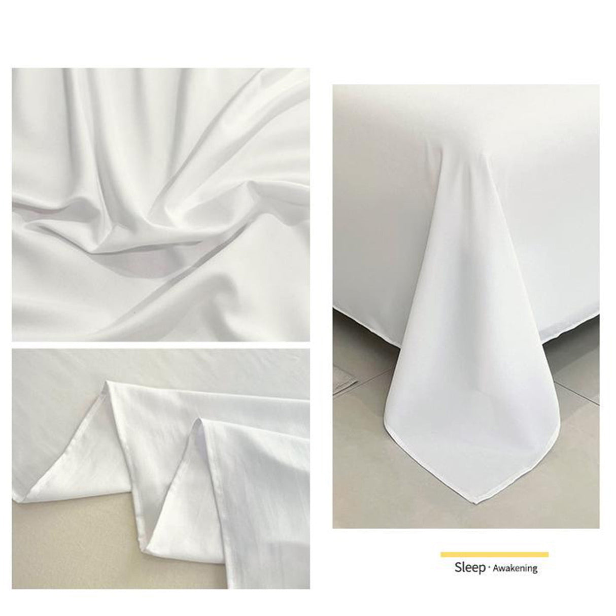 Waterproof Bed Flat Sheet ,Best Season Cotton Sheet-Long Staple Cotton Sheets Set, Soft Cotton Bed Sheets,Reusable Washable Mattress Protector Sheet, Furniture Cover for Bedding,Couch White