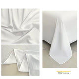 Waterproof Bed Flat Sheet ,Best Season Cotton Sheet-Long Staple Cotton Sheets Set, Soft Cotton Bed Sheets,Reusable Washable Mattress Protector Sheet, Furniture Cover for Bedding,Couch White