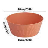 Unbreakable Large Cereal Bowl - Wheat Straw Bowls Salad bowls Microwave and Dishwasher Safe Salad Bowls, Stackable Color Kitchen Bowls for Serving, Soup, Oatmeal, Pasta, Noodles Orange