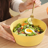 Unbreakable Large Cereal Bowl - Wheat Straw Bowls Salad bowls Microwave and Dishwasher Safe Salad Bowls, Stackable Color Kitchen Bowls for Serving, Soup, Oatmeal, Pasta, Noodles Yellow