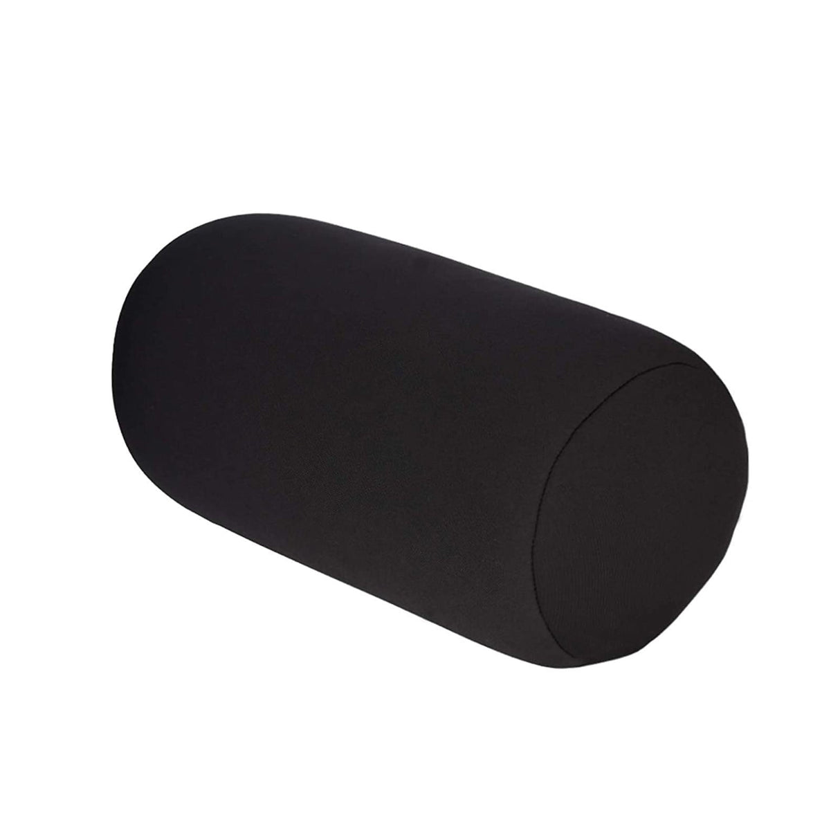 Comfortable Roll Cylindrical Pillow for Head,Microbead Jelly Bean Bed Pillow Tube Pillow Cushion for Head, Neck, Back Support Red