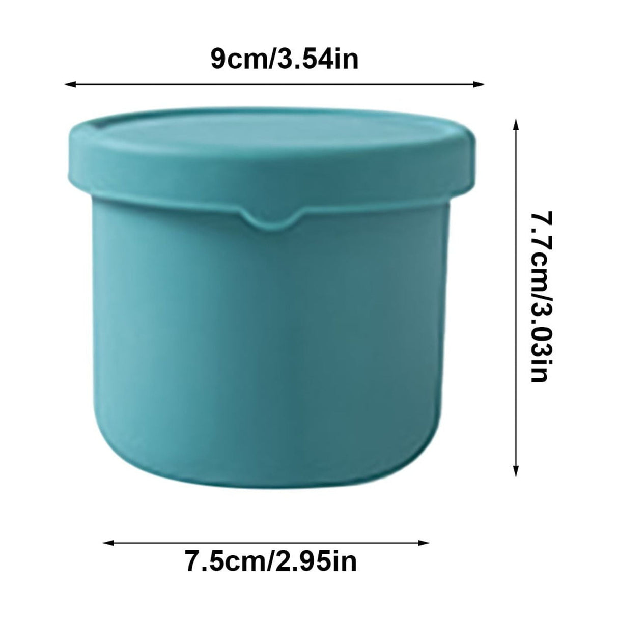 CGZQFEI Silicone Food Containers for Kids, Reusable Baby Snack Fruits Container with Lids, Leak Proof Silicone Food Storage Containers Kids Small Lunch Box BPA Free for Daycare School Travel Blue1