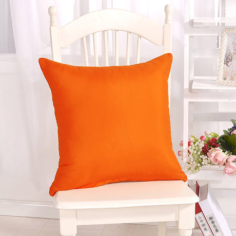 2PC 45*45cm Orange Pillow Covers - 18x18 Inch Set for Home Decor | Order Note: 2-Piece Shipment | Decorative Throw Pillow Cases for Couch, Sofa, and Bed(Orange) Orange