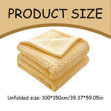 Soft Warm Blanket - Pure Cotton Lightweight Bedding | Breathable & Big Size 200*230cm | Cozy Cotton Blanket for Sofa & Bed | Warm & Soft Home Textiles for Year-Round Use(I) K