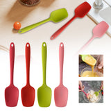 Heat Resistant Silicone Spoon Spatula, 600°F High Temp Flexible Cooking Spoons Kitchen Rubber Spoonula Scratch-Proof for Mixing Stirring Scraping Serving Non-Stick Cookware (4 Pcs) 1.77x8.26 1.77" x 8.26" Multicolor