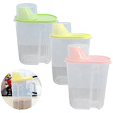 Airtight Storage Container with Lids, Plastic Pet Food Storage Container with Locking Lid,Pet Dog Cat Food Dispenser ,Clear Pet Dog Food Storage Bin Containers for Rice Grain(Green,4.72x7.68") Z3-Green