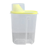 Airtight Storage Container with Lids, Plastic Pet Food Storage Container with Locking Lid,Pet Dog Cat Food Dispenser ,Clear Pet Dog Food Storage Bin Containers for Rice Grain(Green,4.72x7.68") Z3-Green