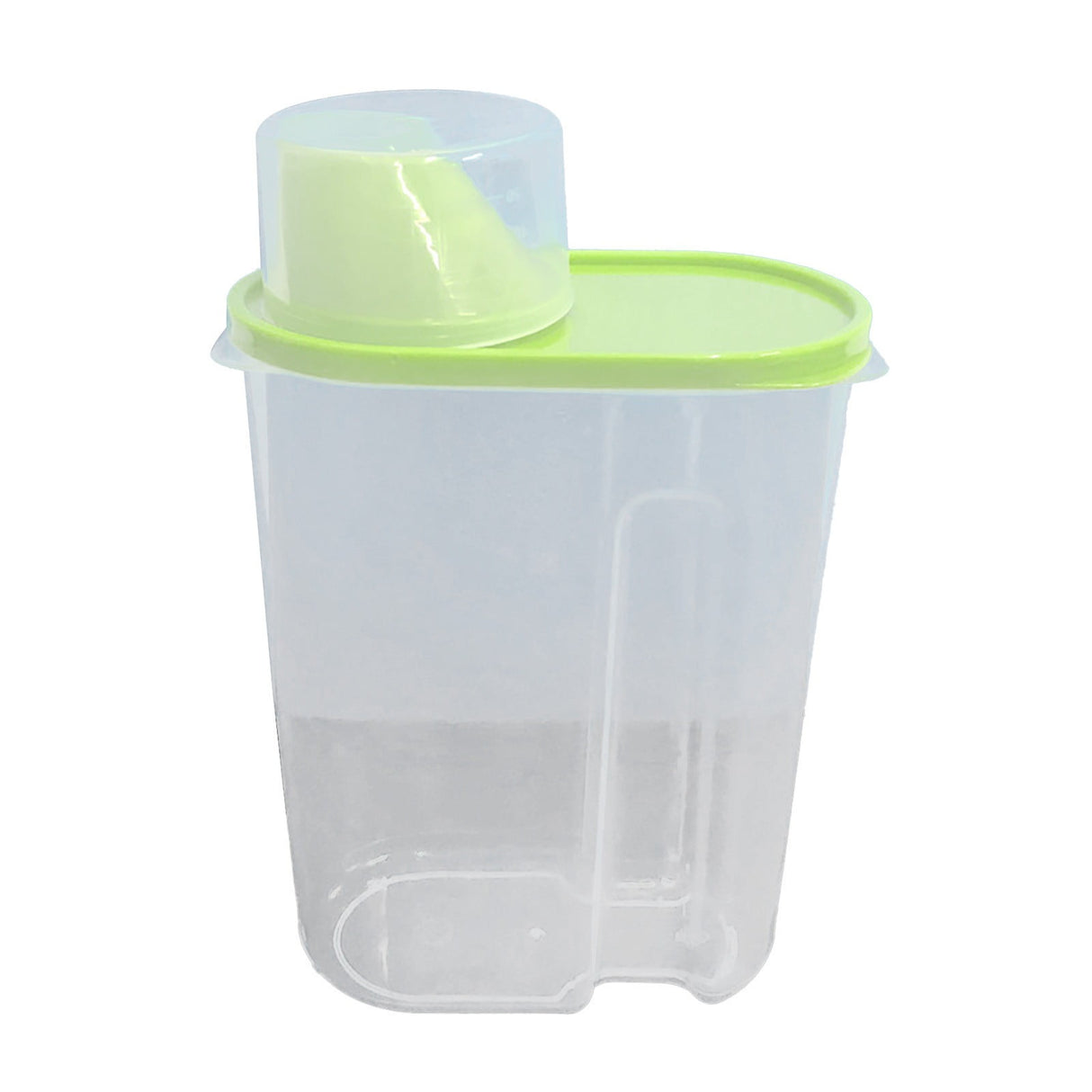 Airtight Storage Container with Lids, Plastic Pet Food Storage Container with Locking Lid,Pet Dog Cat Food Dispenser ,Clear Pet Dog Food Storage Bin Containers for Rice Grain(Green,4.72x7.68") Z3-Yellow