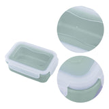 Plastic Meal Prep Containers with Lids, Food Storage Containers with Snap Locking Lids, Airtight Lunch Containers, Microwave, Oven, Freezer and Dishwasher (Blue/1 Pcs) 5.5x3.7 5.5" x 3.7" Blue