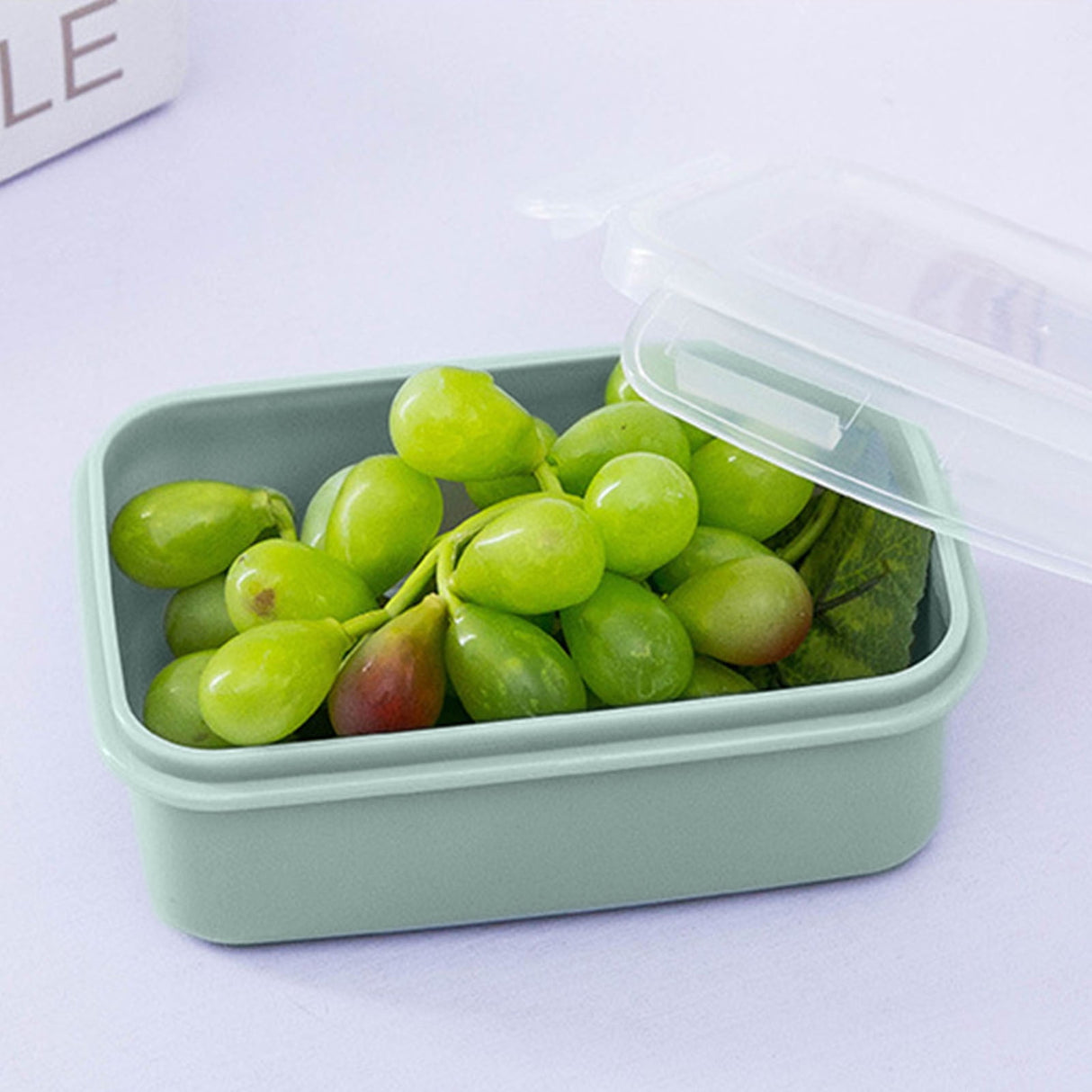 Plastic Meal Prep Containers with Lids, Food Storage Containers with Snap Locking Lids, Airtight Lunch Containers, Microwave, Oven, Freezer and Dishwasher (Blue/1 Pcs) 5.5x3.7 5.5" x 3.7" Green