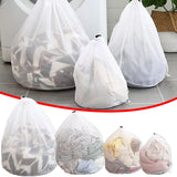 1 Pack Large Laundry Bags,Heavy Duty Diamond Mesh Laundry Bags with Drawstring Closure, Large Laundry Hamper Liner, Washable Laundry Essentials for Travel, Sports, Dorms,White (19.6in) 23.6in