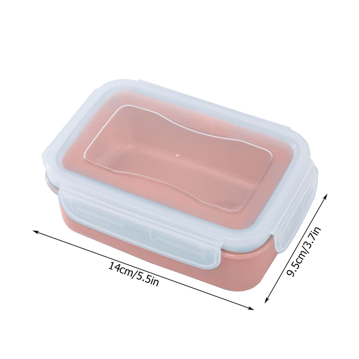 Plastic Meal Prep Containers with Lids, Food Storage Containers with Snap Locking Lids, Airtight Lunch Containers, Microwave, Oven, Freezer and Dishwasher (Red/1 Pcs) 5.5x3.7 5.5" x 3.7" Red