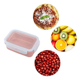 Plastic Meal Prep Containers with Lids, Food Storage Containers with Snap Locking Lids, Airtight Lunch Containers, Microwave, Oven, Freezer and Dishwasher (Red/1 Pcs) 5.5x3.7 5.5" x 3.7" Red