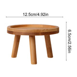 Wood Plant Stands Indoor,Mid-Century Modern Single Plant Stand for 3-12 Inch Pots,Tall Plant Stool for Large Plants,Perfect for Living Room,Balcony,and Office Beige