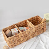 Cotton Woven Basket with PU Leather Handle, Clothes Toys Candy Gifts Cotton Rope Organizer, Living Room Basket Bathroom Shower Storage Laundry Basket, Dog Cat Bed, Fall Basket, 11.02x8.66x4.33 16.93" x 6.69" x 5.12" Khaki