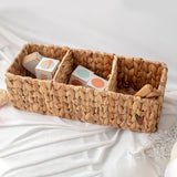 Cotton Woven Basket with PU Leather Handle, Clothes Toys Candy Gifts Cotton Rope Organizer, Living Room Basket Bathroom Shower Storage Laundry Basket, Dog Cat Bed, Fall Basket, 11.02x8.66x4.33 16.93" x 6.69" x 5.12" Khaki
