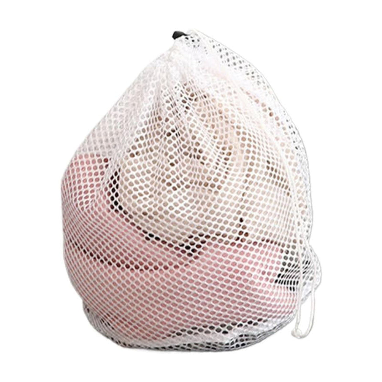 Breathable Storage Sack,Drawstring Laundry Bags,Heavy-Duty Nylon Drawstring Bag,Large Nylon Mesh Gift Dishwasher Bag with Sliding Drawstring for Laundry Jewelry Gifts Wedding Favor Home(30x40cm) 30x40cm