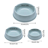 Plastic Dog Bowl,Non Slip Candy Color Plastic Pet Food Bowl,Shallow Cat Food Dish ,Reusable Pet Food And Water Bowl,Puppy Cat Animal Feeding Bowls ,Pet Food Container Storage Easy To Clean,Pink 8.27" x 2.28" x 7.09" Green