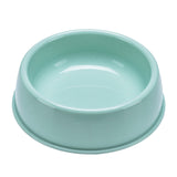 Plastic Dog Bowl,Non Slip Candy Color Plastic Pet Food Bowl,Shallow Cat Food Dish ,Reusable Pet Food And Water Bowl,Puppy Cat Animal Feeding Bowls ,Pet Food Container Storage Easy To Clean 5.19" x 1.97" x 5.12" Pink