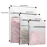 Honeycomb Delicates Bags for Washing Machine, Heavy Duty lingerie bags for Laundry, Travel Storage Organize Bag for Cotton Clothes, Sheet, Shoes, 1 Pcs, 15.75x11.81 Multisize Pink/3 Pcs