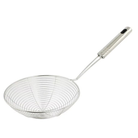 5.4 Inch Stainless Steel Spider Strainer, Pasta Strainer,Stainless Steel Wire Skimmer Spoon With Handle For Kitchen Frying Food, Pasta, Spaghetti, Noodle Spoon,Kitchen Utensils Tools Silver