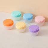 6Pcs 2Oz Small Containers With Lids,Reusable Plastic Storage Jars For Snack And Puree, Salad Dressing Container To Go, Storage Containers, Freezer Food Containers, Dishwasher Safe,Bpa Free,6PCS 30PCS