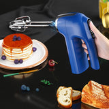 Powerful Hand Mixer, 3-Speed Hand Held Mixer for Baking, Lightweight Stainless Hand , Kitchen Mixer for , Cookies, 1 Pcs, 7.2x4.72 7.2" x 4.72" Blue
