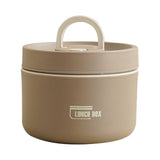 Insulated Lunch Box,Thermo Food Jar for Hot Food,Lunch Containers Wide Mouth Vacuum Insulated Stainless Steel Leakproof Lunch Box,Portable Stainless Steel Food Container,Thermal Food Container 620 mL Brown