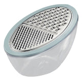 Cheese Grater With Containe,Vegetable Slicer,Stainless Steel Graters,Multi Purpose Graters For Kitchen,Stainless Steel Cheese Shredder,Potato Slicer,Cheese Shredder,Kitchen Gadgets,(A,4.13x7.67 in) A