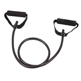 Resistance Bands with Handles, Exercise Bands with Handles, Single Resistance Bands for Resistance Training, Physical Therapy,Home Workouts, Fitness, Pilates,Shoulder And Neck Stretching Equipment Black