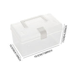 Plastic Storage Bins With Lid and Handle, Plastic Latch Storage Box, Stackable Storage Container, Small Plastic Storage Basket, Cute Organizer Box for Home, Office, 1 Pcs, 7.68x4.13x4.33 7.68" x 4.13" x 4.33" Clear