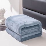 Fleece Throw Blanket for Couch,Super Soft Fuzzy Flannel Throw for Sofa, Luxury Plush Microfiber Bed Blanket, Cozy Home Decorative Velvet Gift Blanket,Fuzzy and Anti-Static(Grey 70x100cm) 150x200CM