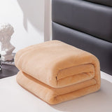 Fleece Throw Blanket for Couch,Super Soft Fuzzy Flannel Throw for Sofa, Luxury Plush Microfiber Bed Blanket, Cozy Home Decorative Velvet Gift Blanket,Fuzzy and Anti-Static(Grey 70x100cm) Brown 70x100cm