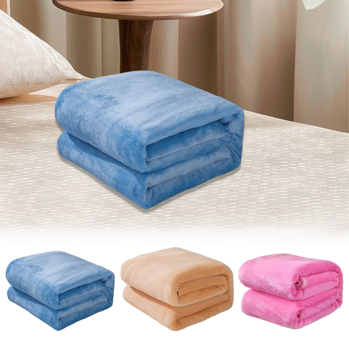 Fleece Throw Blanket for Couch,Super Soft Fuzzy Flannel Throw for Sofa, Luxury Plush Microfiber Bed Blanket, Cozy Home Decorative Velvet Gift Blanket,Fuzzy and Anti-Static(Grey 70x100cm) Brown 70x100cm