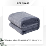 Fleece Throw Blanket for Couch,Super Soft Fuzzy Flannel Throw for Sofa, Luxury Plush Microfiber Bed Blanket, Cozy Home Decorative Velvet Gift Blanket,Fuzzy and Anti-Static(Grey 70x100cm) White 70x100cm