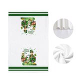 Shamrock Green Dish Towel,Set of 1 St.Patrick's Day Kitchen Towel,Bathroom Decorative Cloth for Irish Decoration Kitchen Bathroom Home Cooking Housewarming Gifts,15 x 24 Inch C