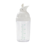 CCMAOLU Salad Dressing Shaker Container,Leak Proof Kitchen Bottle with Dripless Pour & Soft Grip,BPA Free Plastic Design for Sauces,Oil & Homemade Dressings,Easy Cleaning & Operation white