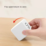 Kitchen Timer - Timer - Cube Timer - Flip Timer - Digital Kitchen Timer - Pomodoro Timer - Time Management - Study Timer - Visual Timer - Kitchen Timer - Countdown - Desk Accessories - Kitchen Timers - Gravity Timer - Red - 1 Piece