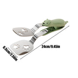 Kitchen Tongs - Spatula - BBQ Tongs - Meat Tongs - Kitchen Utensils - Kitchen Accessories - Grill Tongs - Spatula - Funny Gadgets - Cooking Utensils - Serving Tongs - Kitchen Tools - Original Gift - Green - 1 Piece