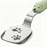 Kitchen Tongs - Spatula - BBQ Tongs - Meat Tongs - Kitchen Utensils - Kitchen Accessories - Grill Tongs - Spatula - Funny Gadgets - Cooking Utensils - Serving Tongs - Kitchen Tools - Original Gift - Green - 1 Piece
